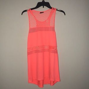 Neon pink tank top